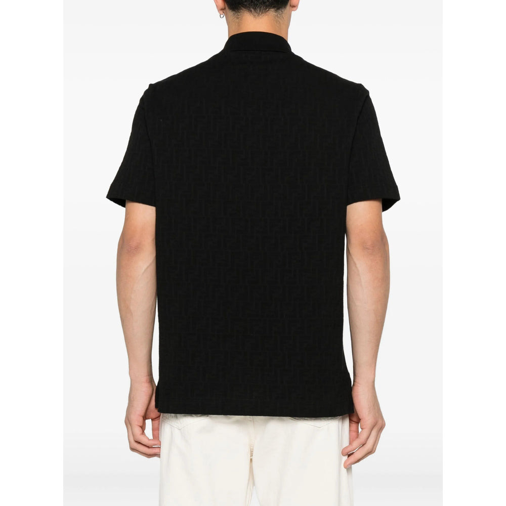 Fendi Black Polo Shirts Men - 2