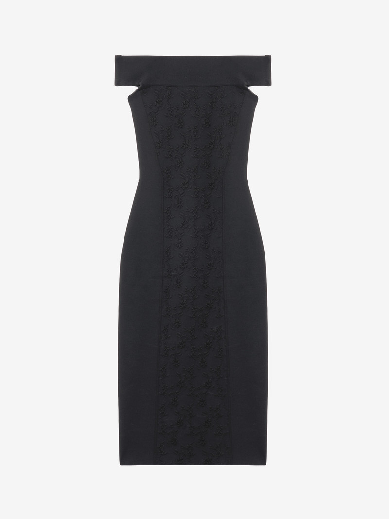 Alexander McQueen Floral Jacquard Pencil Dress outlook