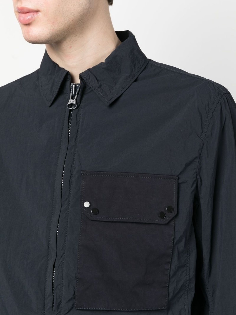 zipped-up chest-pocket jacket - 5