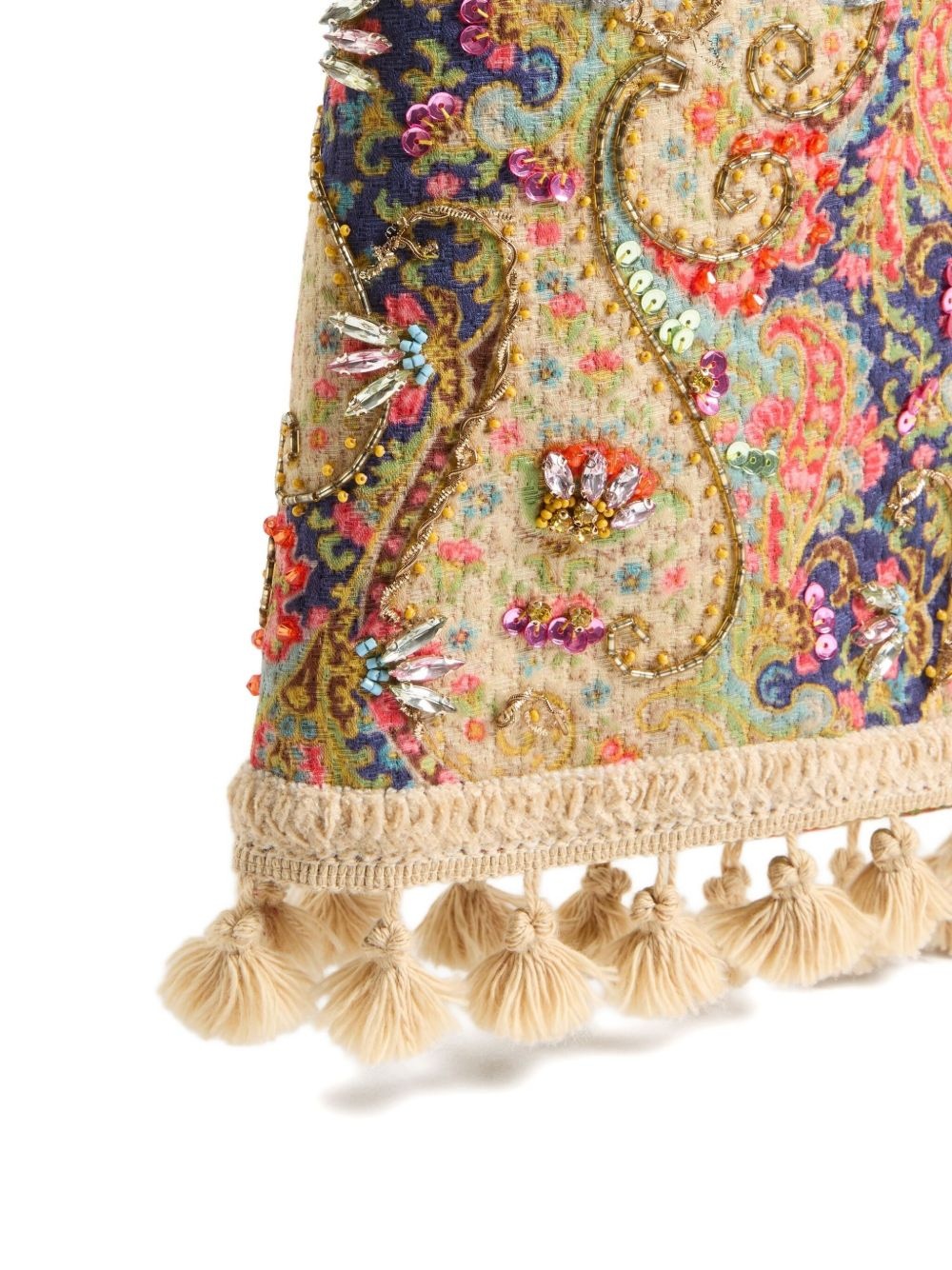 embroidered mini skirt - 6