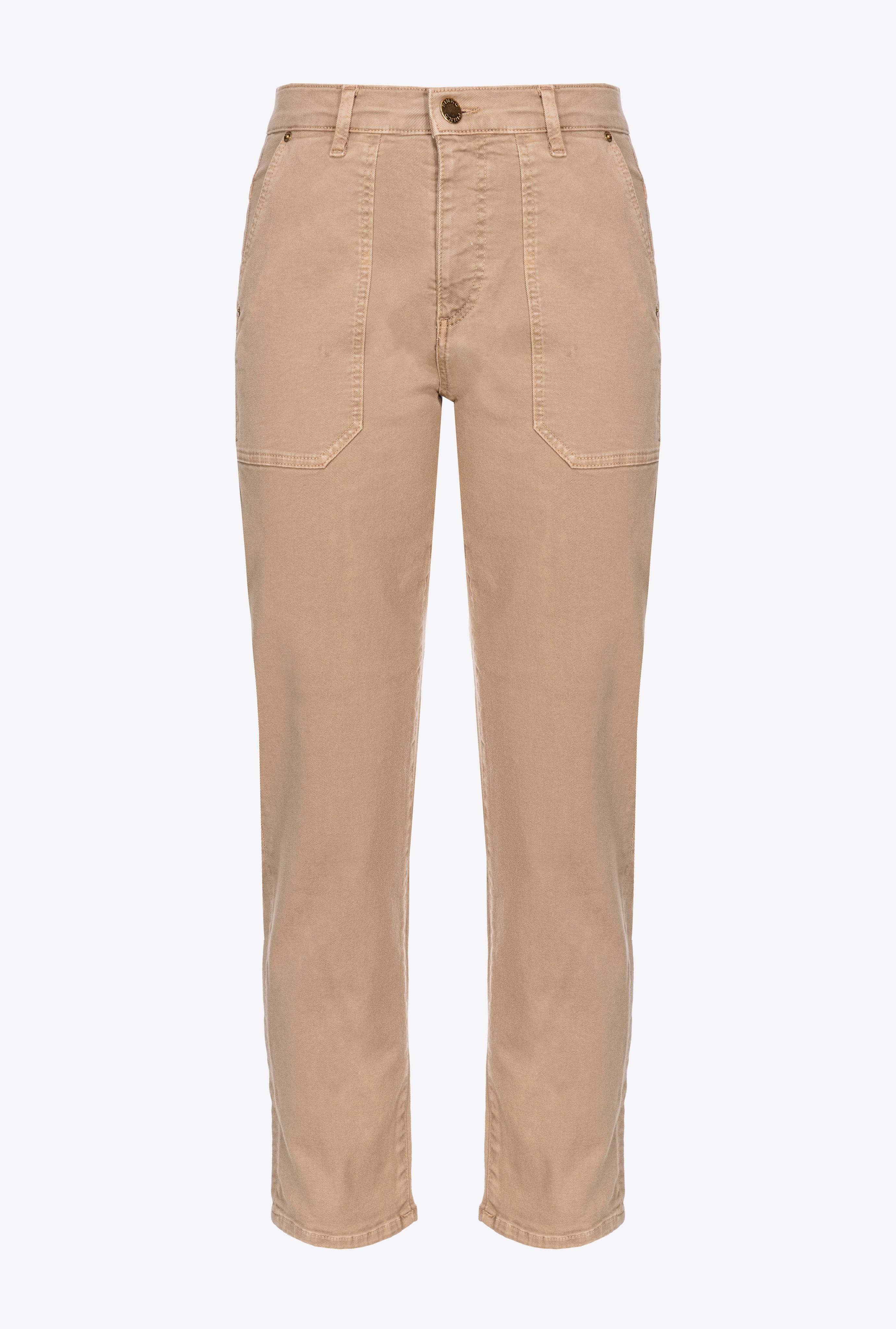 COTTON BULL CHINO-STYLE JEANS - 1
