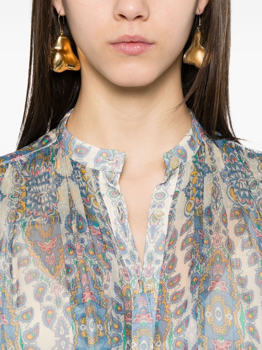 paisley blouse - 5