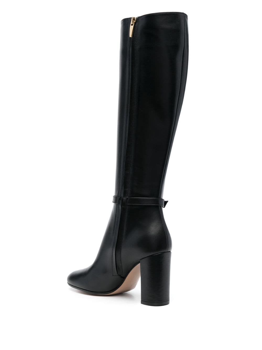 Ribbon 85mm leather boots - 3