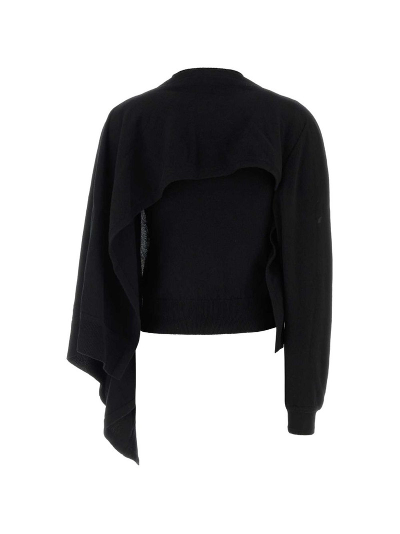 Jil Sander draped-detail sweater outlook