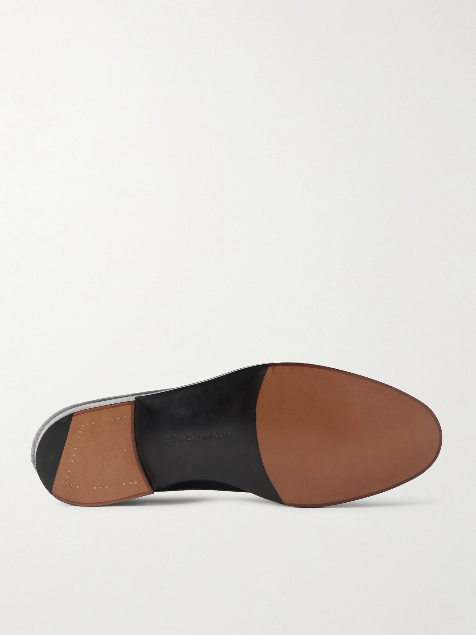 Pimlico Full-Grain Leather Penny Loafers Black - 3