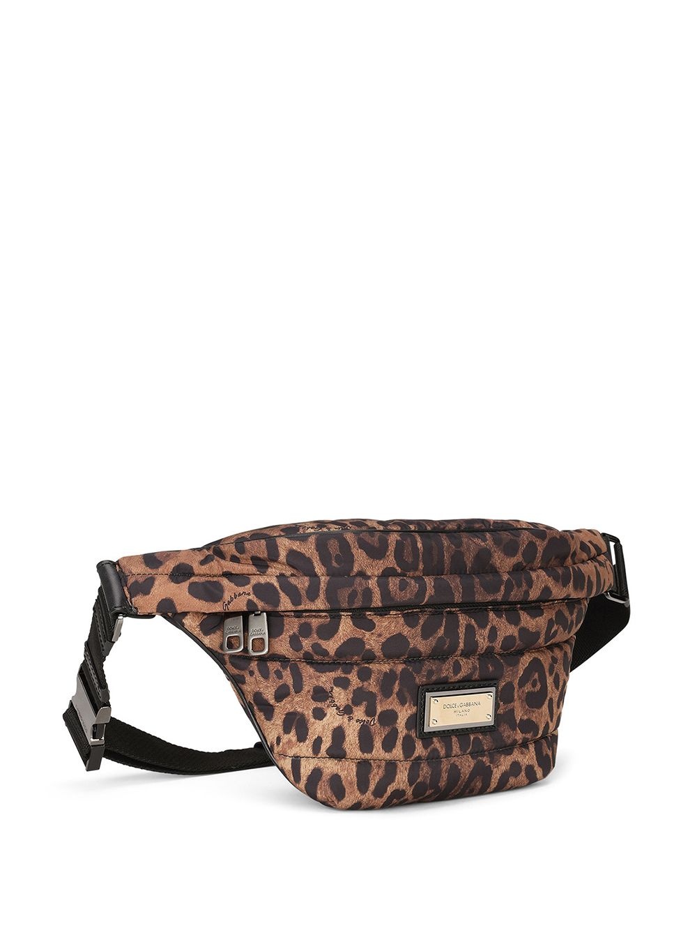 leopard-print belt bag - 3