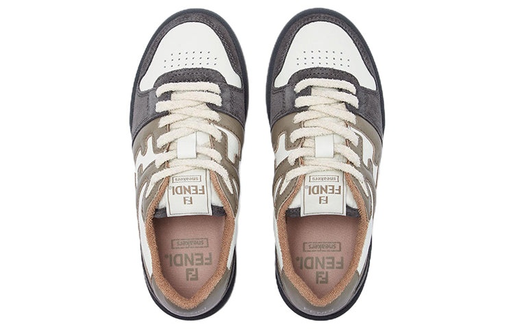 (WMNS) FENDI Match Low Top 'Beige Brown' 8E8252AI1NF1IJF - 3