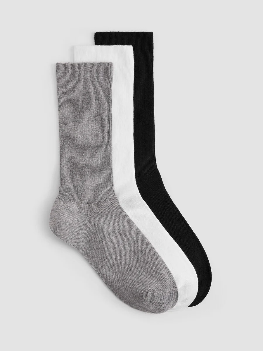 Cotton Trouser Sock 3-Pack - 1