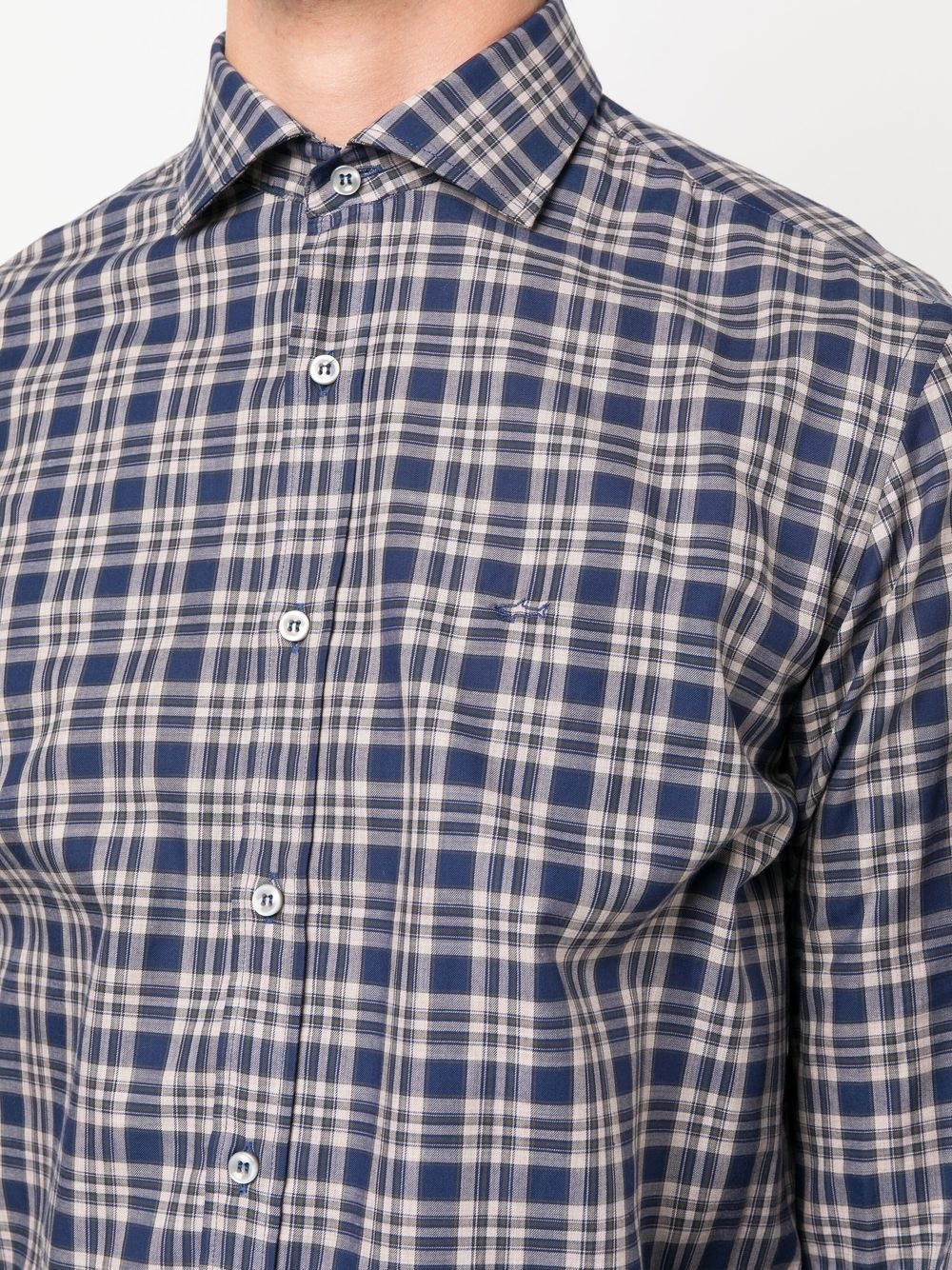 checked cotton shirt - 5