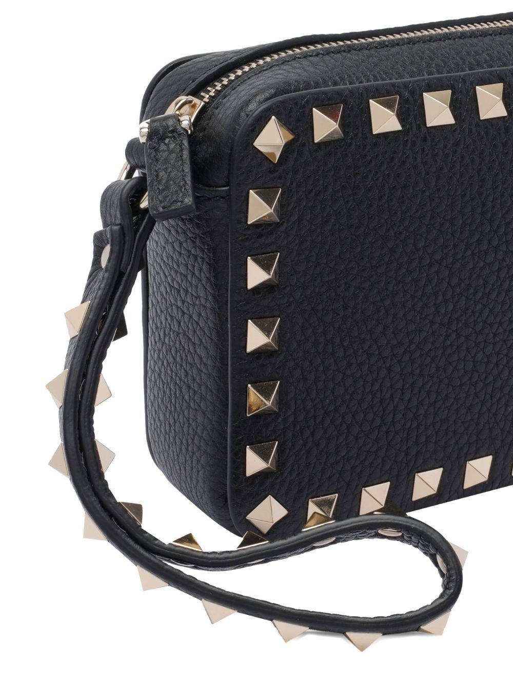 stud-embellished zip-closure bag - 4