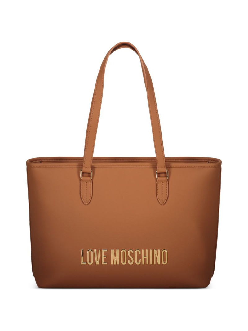 logo-plaque tote bag 1