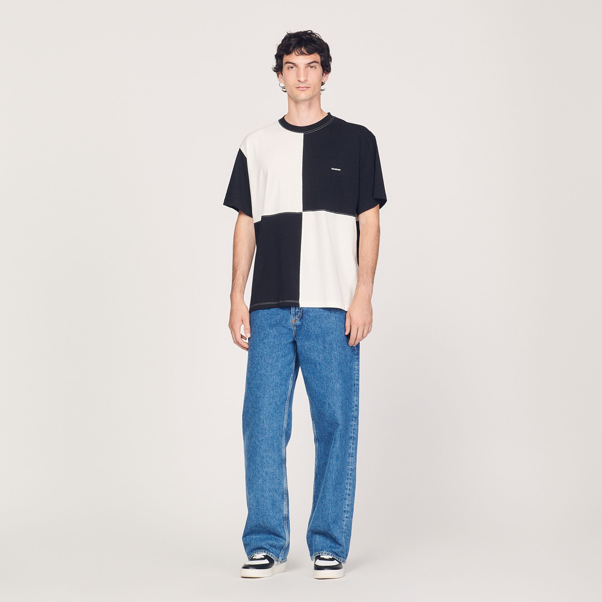 Two-tone organic cotton T-shirt - 3