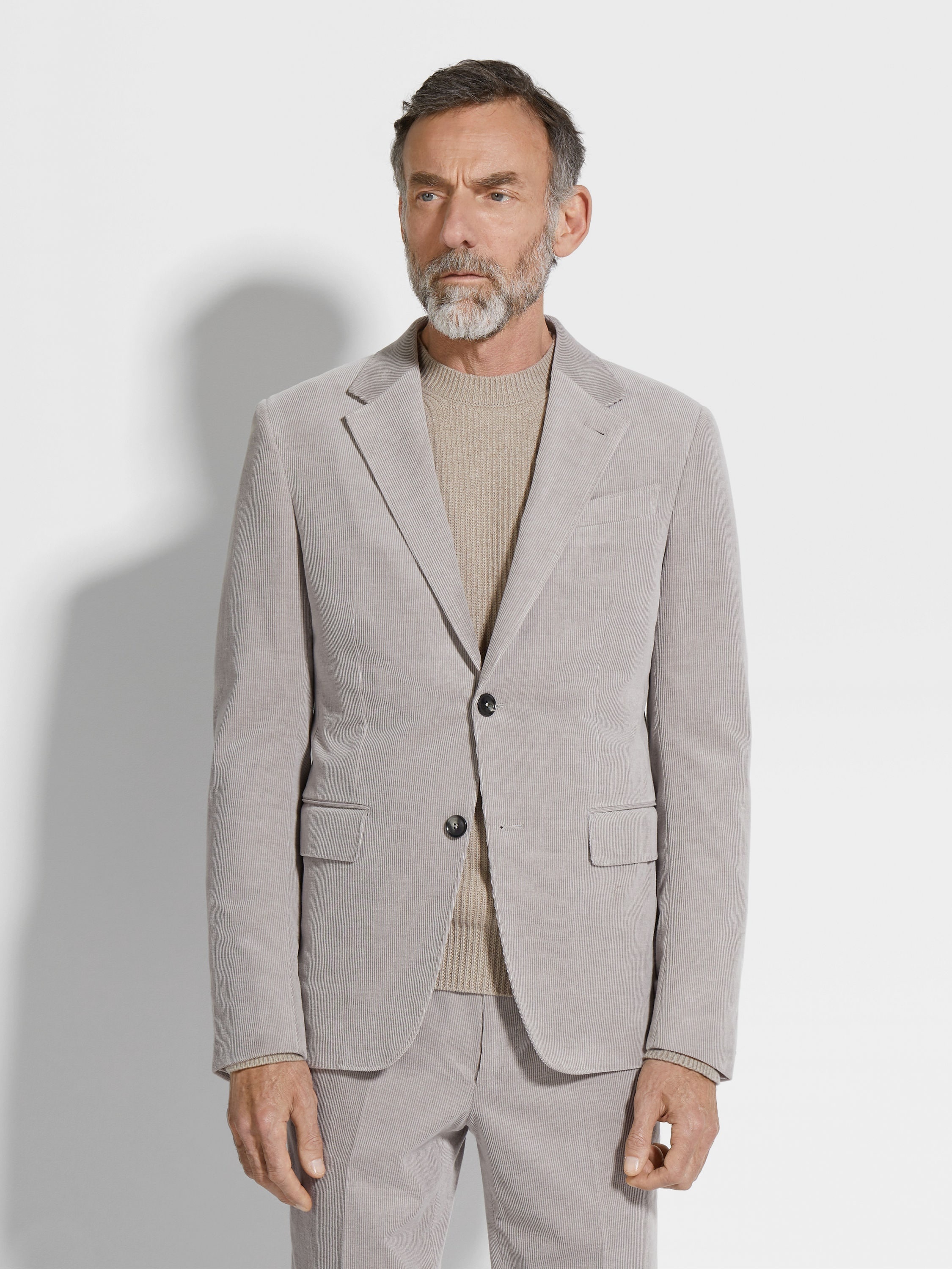 LIGHT TAUPE CASHCO JACKET - 4