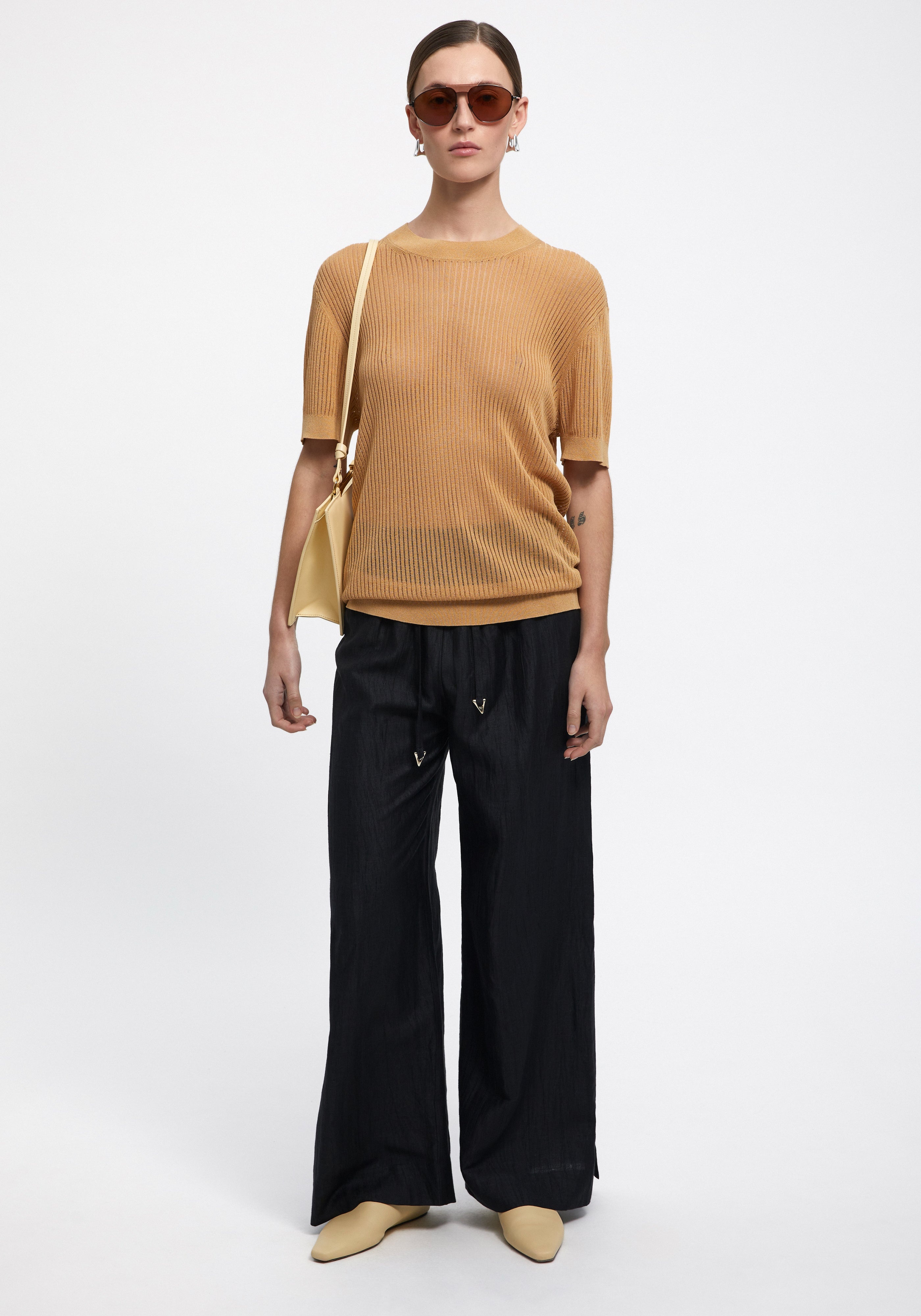 SHALOTT
Ribbed relaxed T-shirt - 2