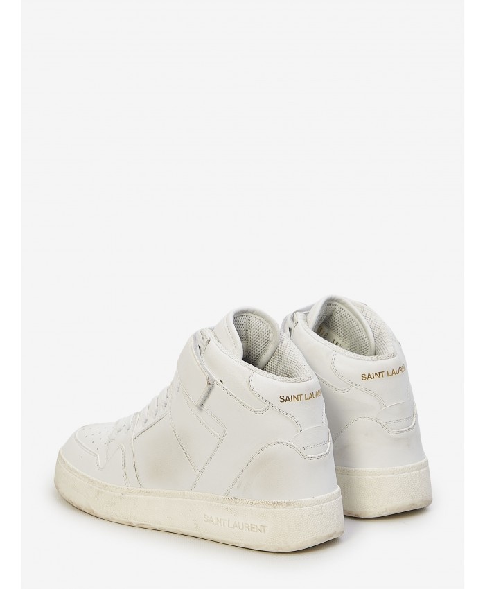 Lax sneakers in washed-out effect leather - 4