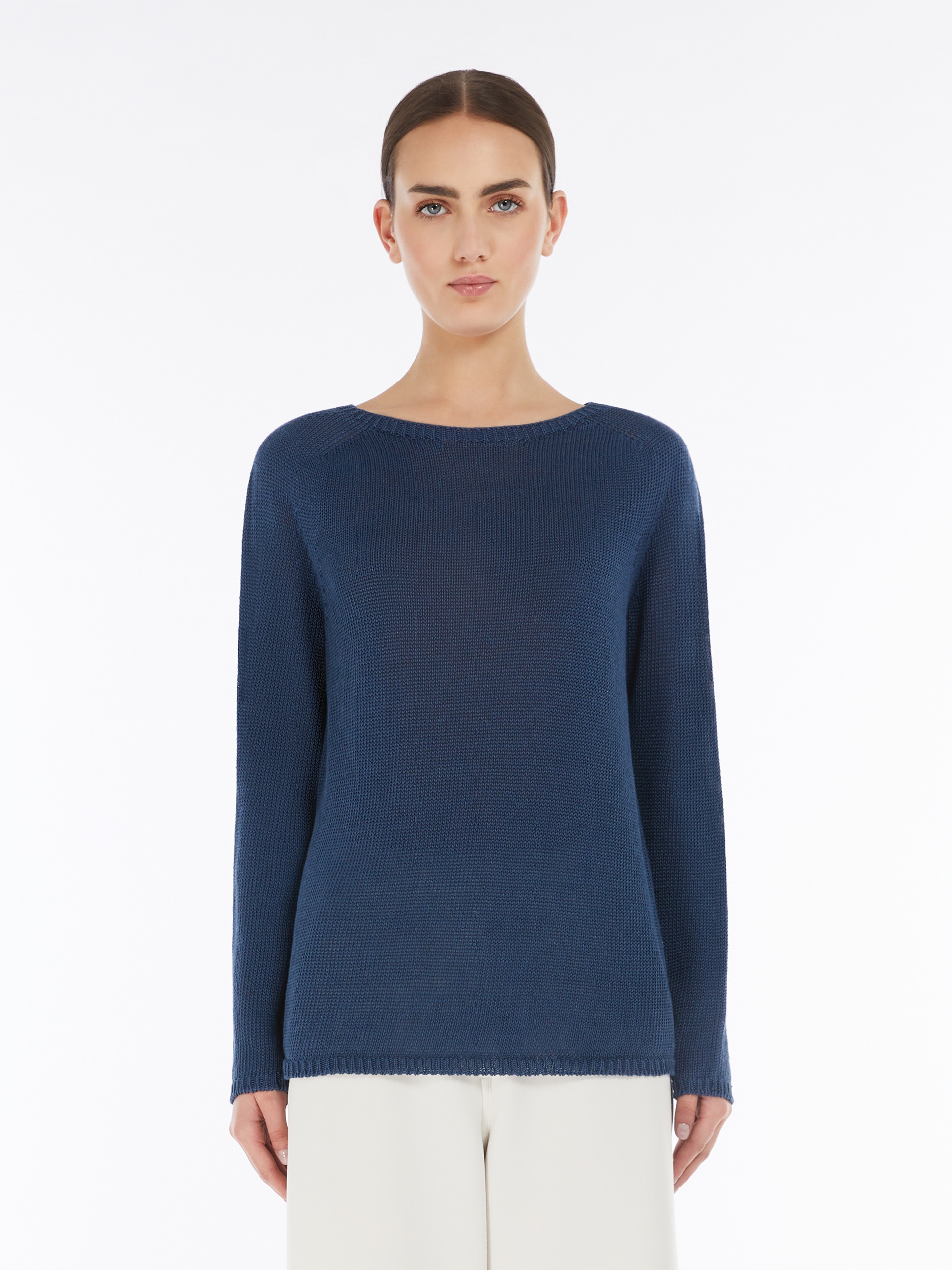 GIOLINO Long-sleeved linen sweater - 3