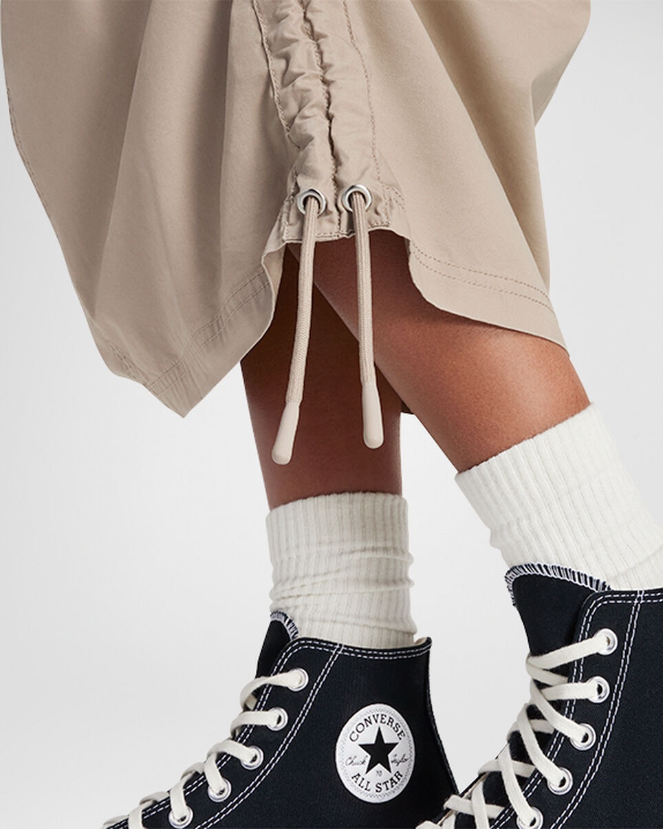 Long Woven Cargo Skirt - 5