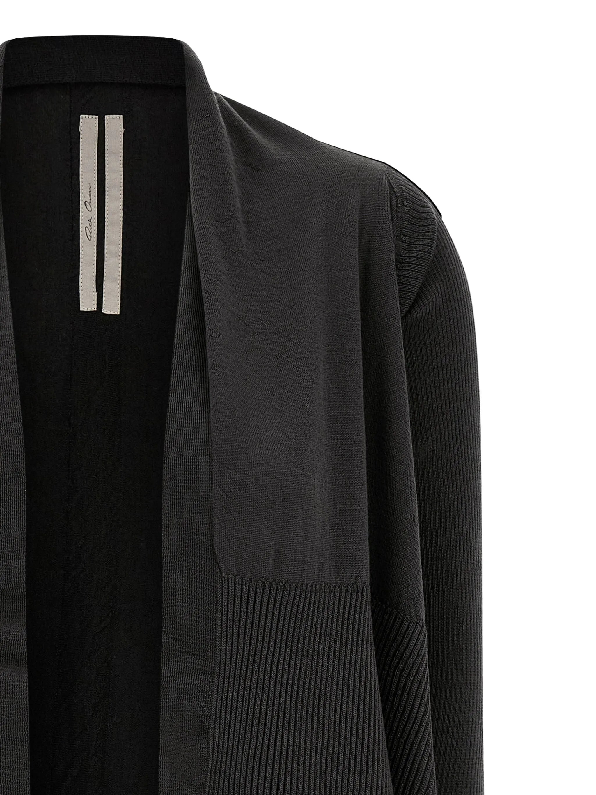 Rick Owens Medium Wrap  Cardigan - 4