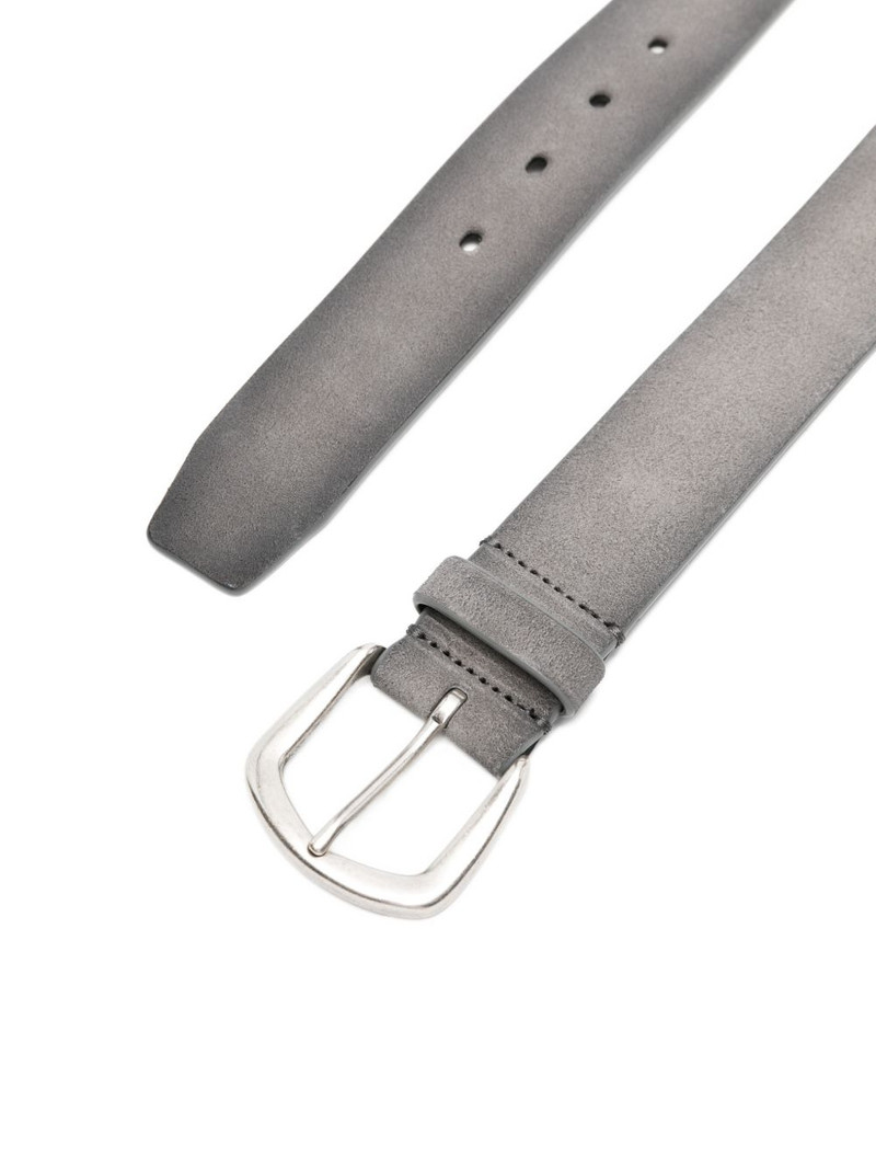 OFFICINE CREATIVE suede buckle belt outlook