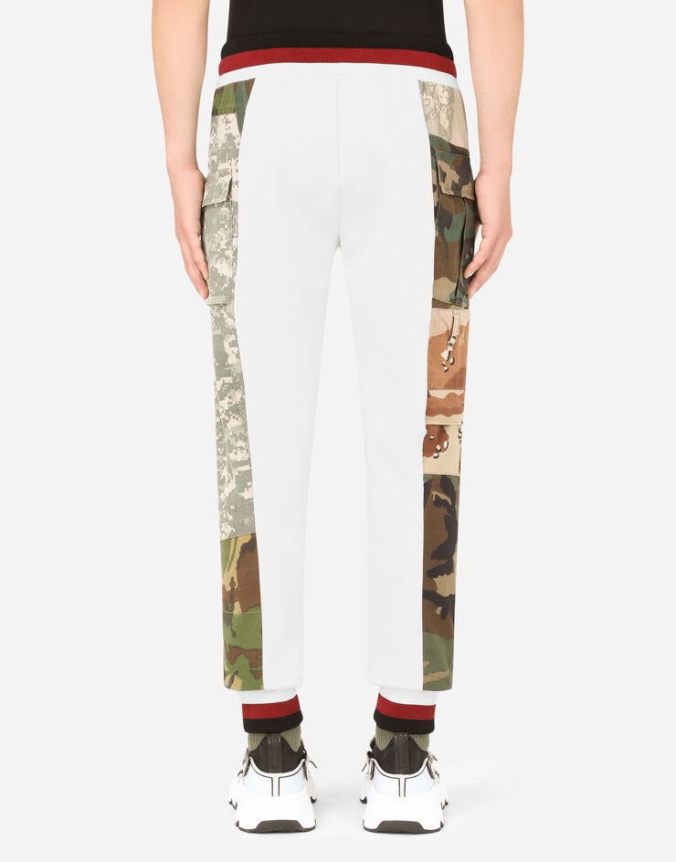 Camouflage patchwork jogging pants - 2