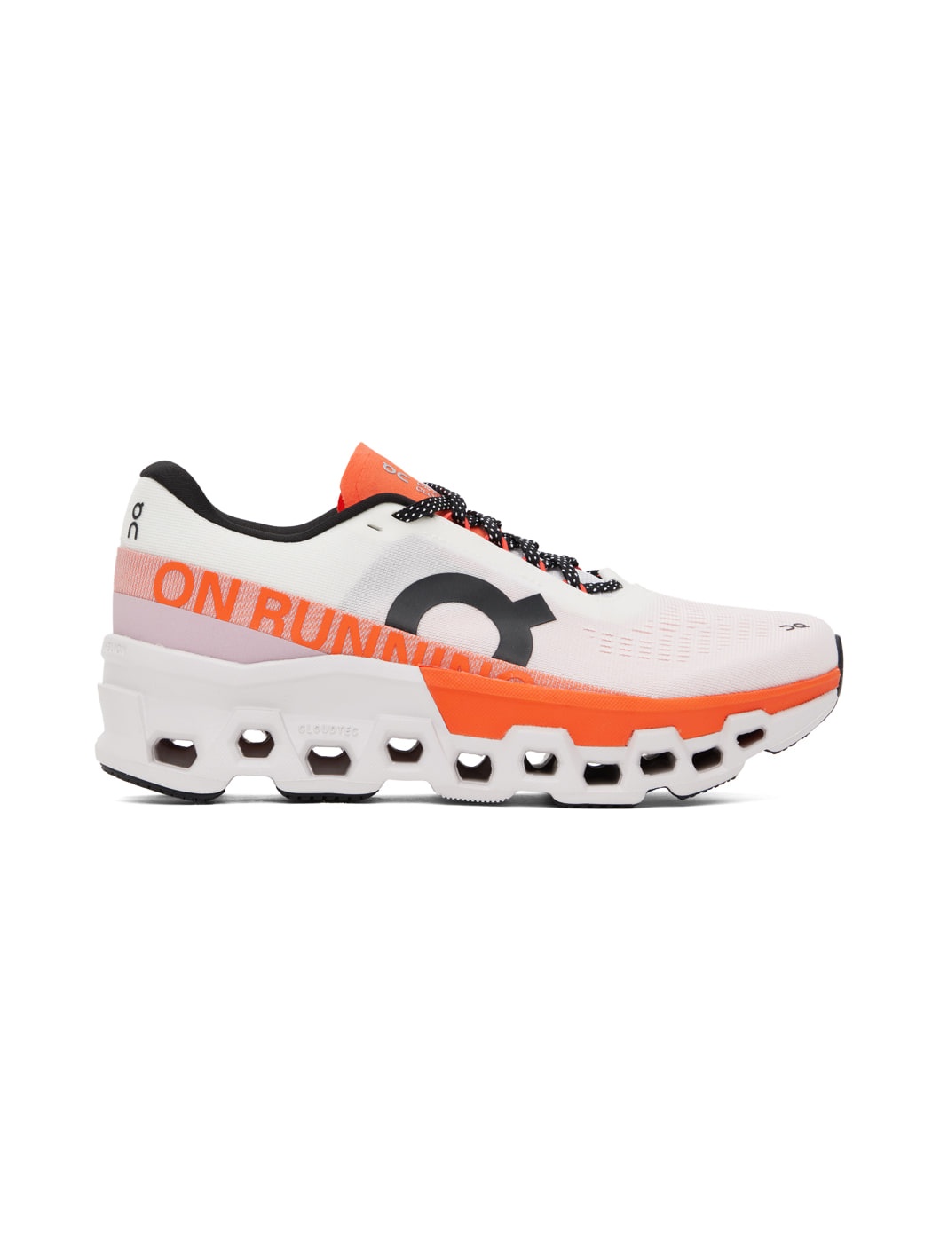 White & Pink Cloudmonster 2 Sneakers - 1