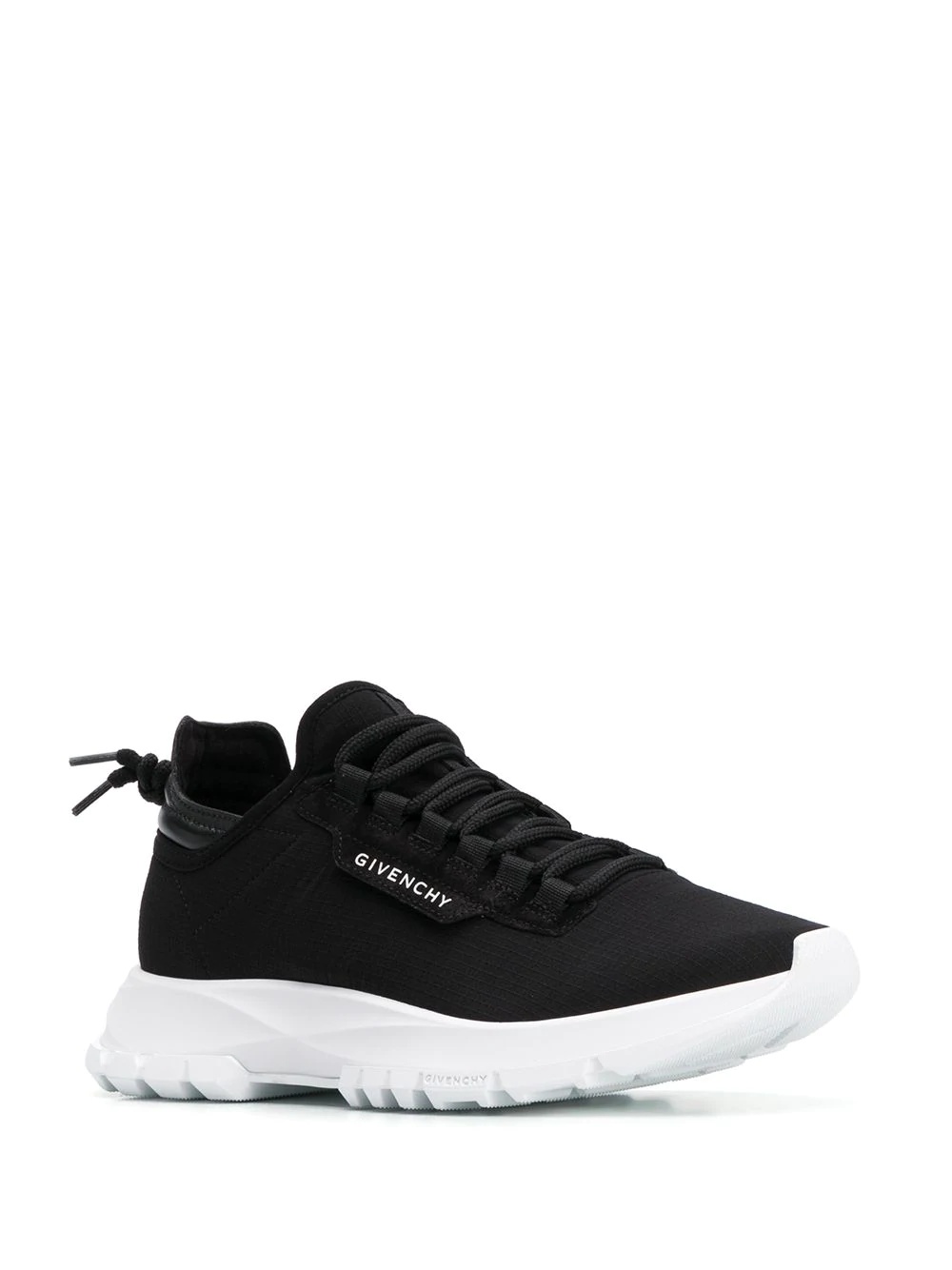 perforated low-top sneakers - 2