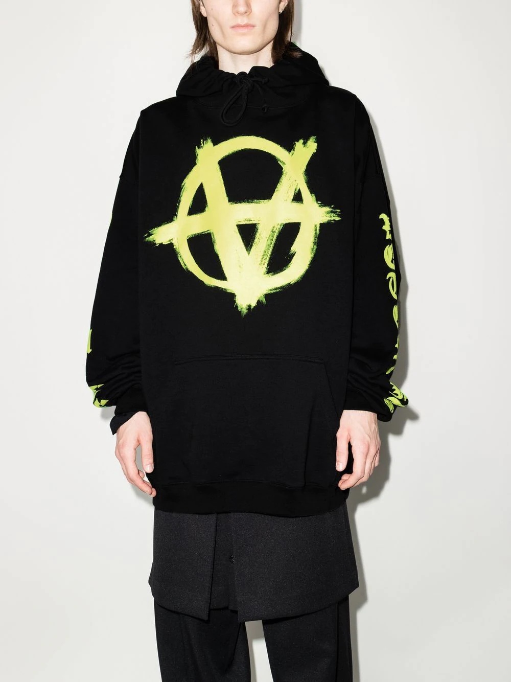 Double Anarchy logo hoodie - 2