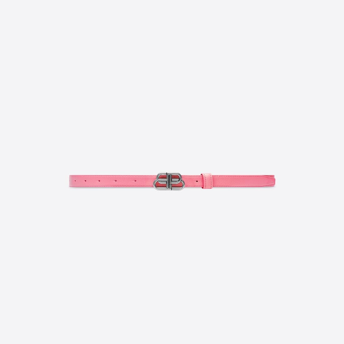 Women's Bb Thin Belt in Pink - 1