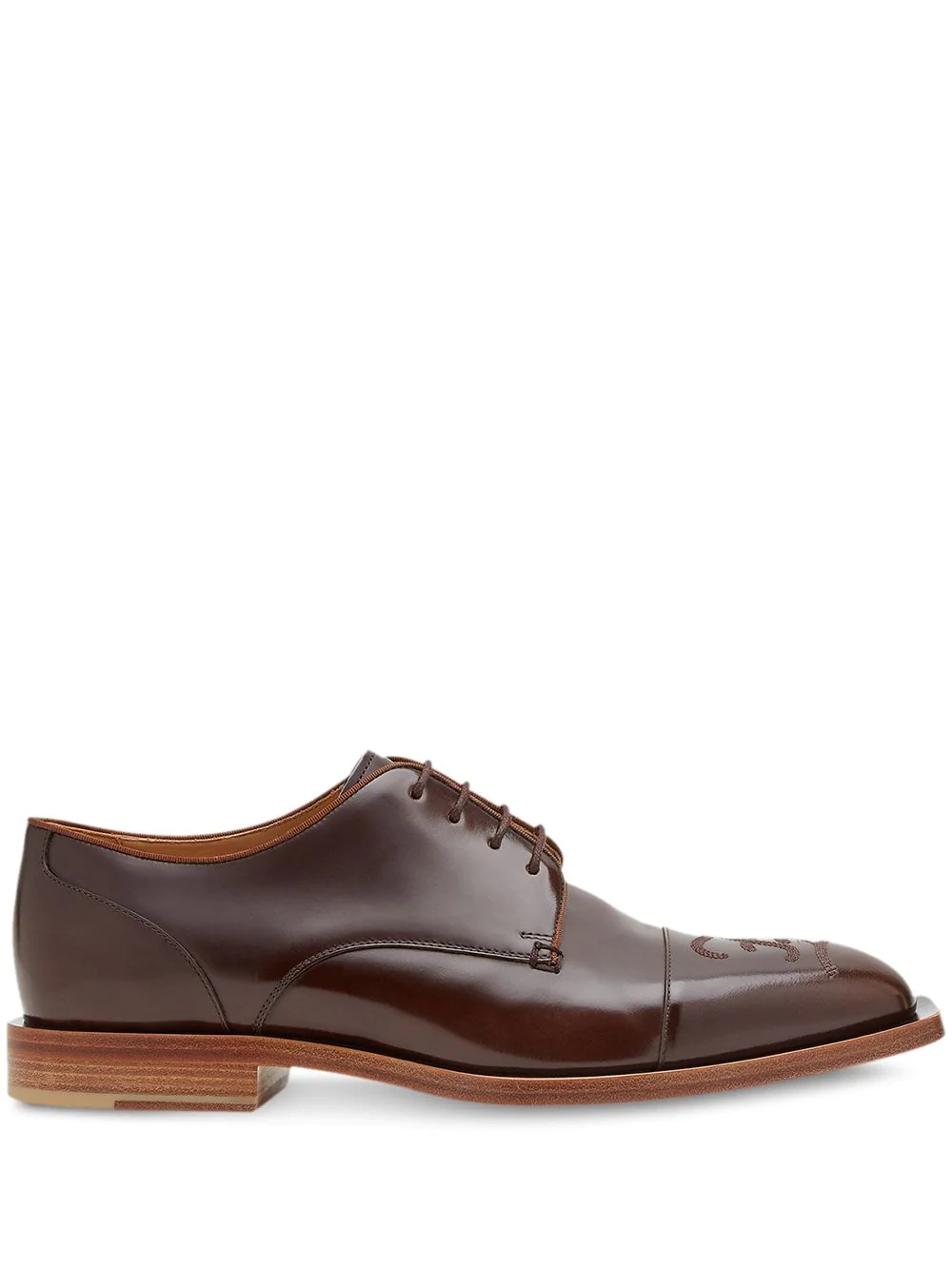 Karligraphy derby shoes - 1