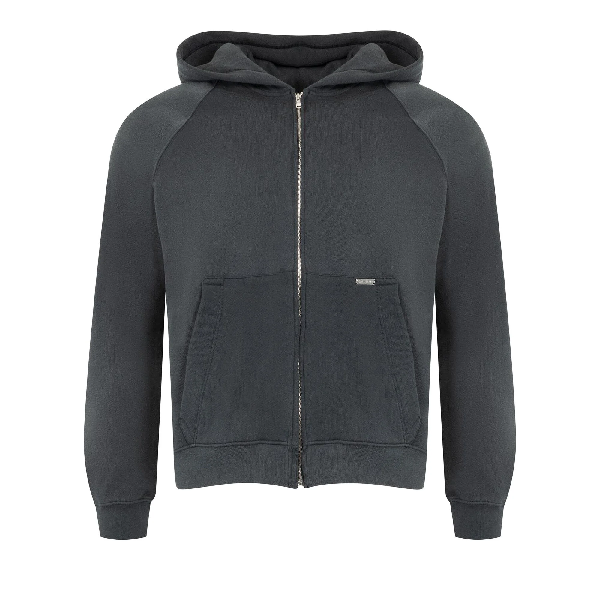 Nahmias Aged Girlfriend Zip Up Hoodie 'Aged Black' - 1