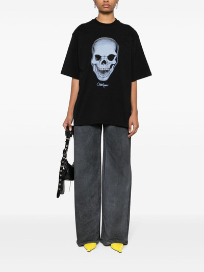 OTTOLINGER skull-print cotton T-shirt outlook