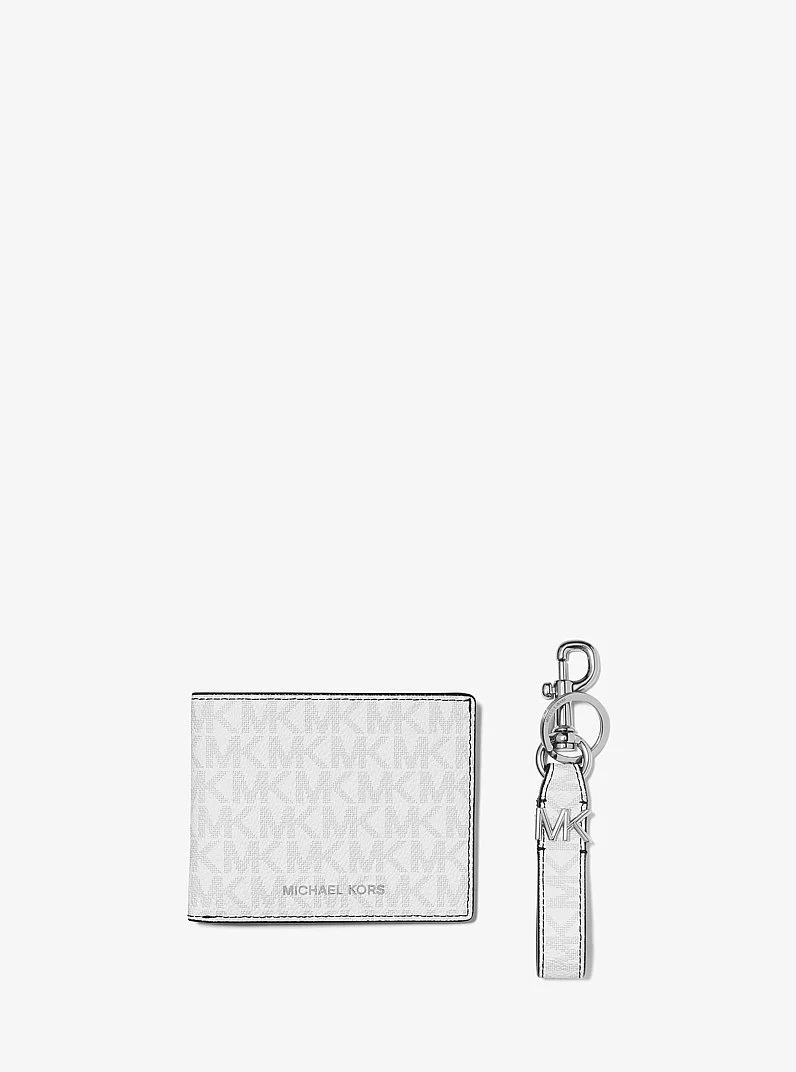 Logo Wallet and Key Chain Gift Set - 1
