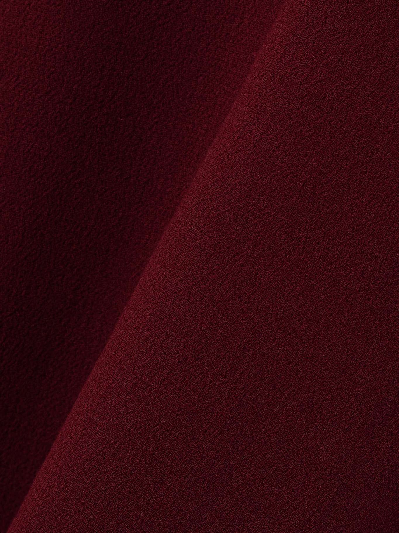 Malinda crepe gown Burgundy - 4