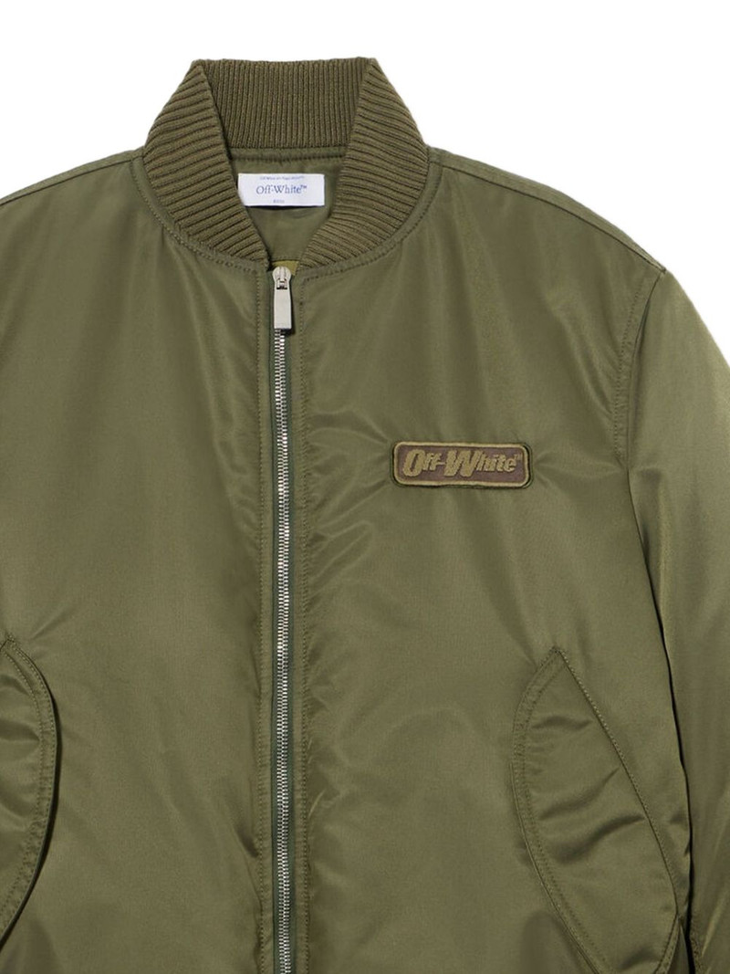 Off-White embroidered bomber jacket outlook