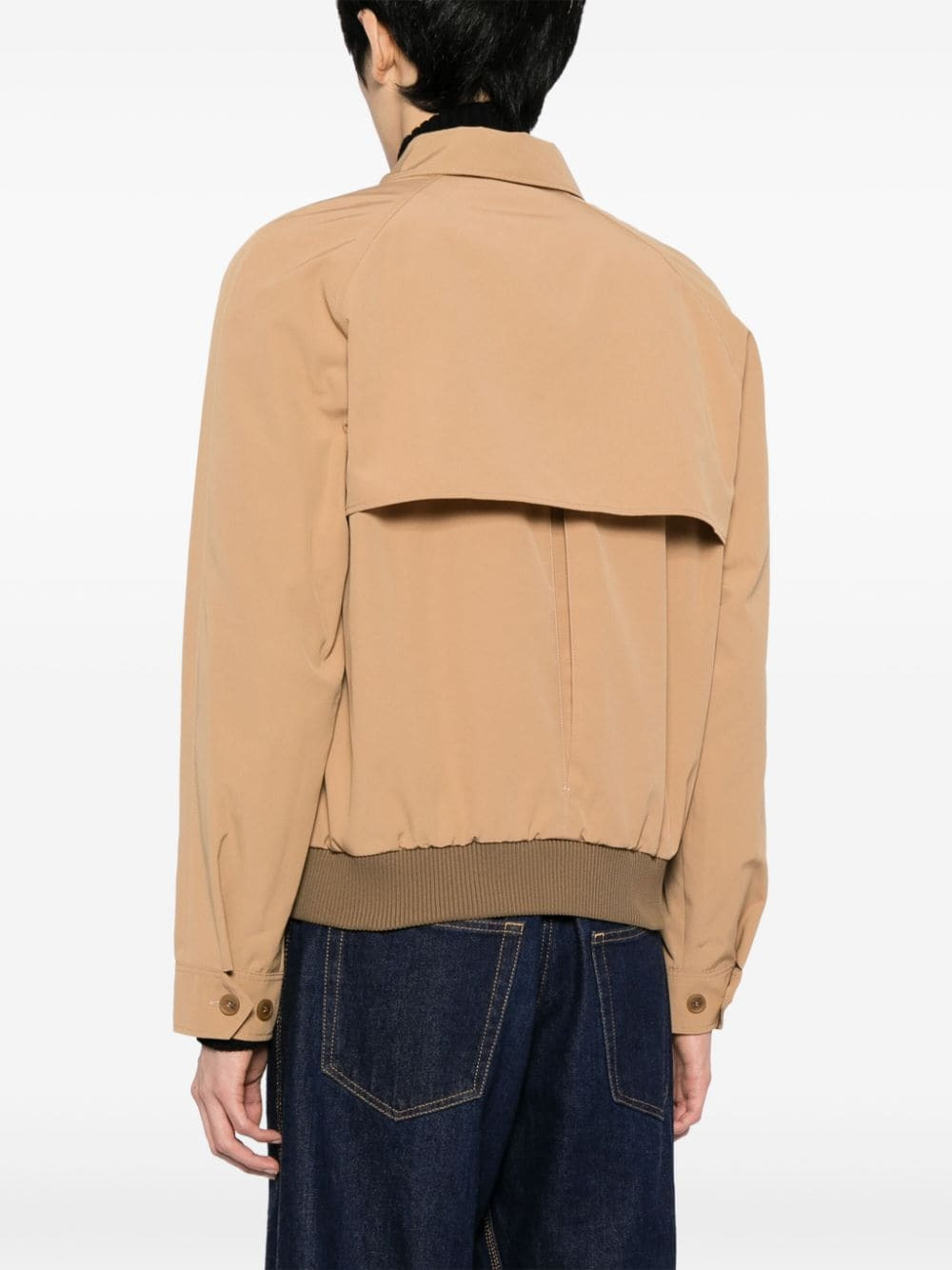 MAISON KITSUNE Men Technical Cotton Gabardine W Harrington Jacket - 3