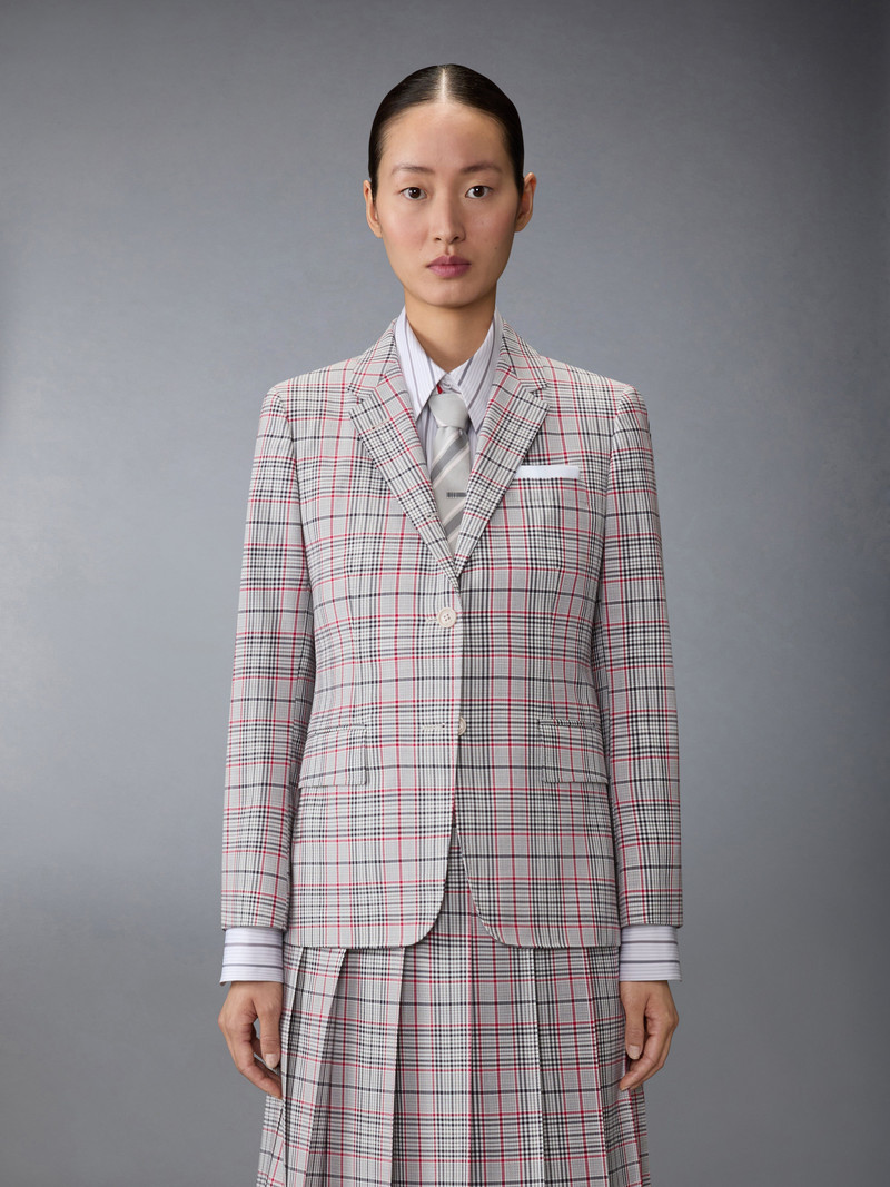 Thom Browne PLAID CHECK COOL WOOL SPORTCOAT outlook