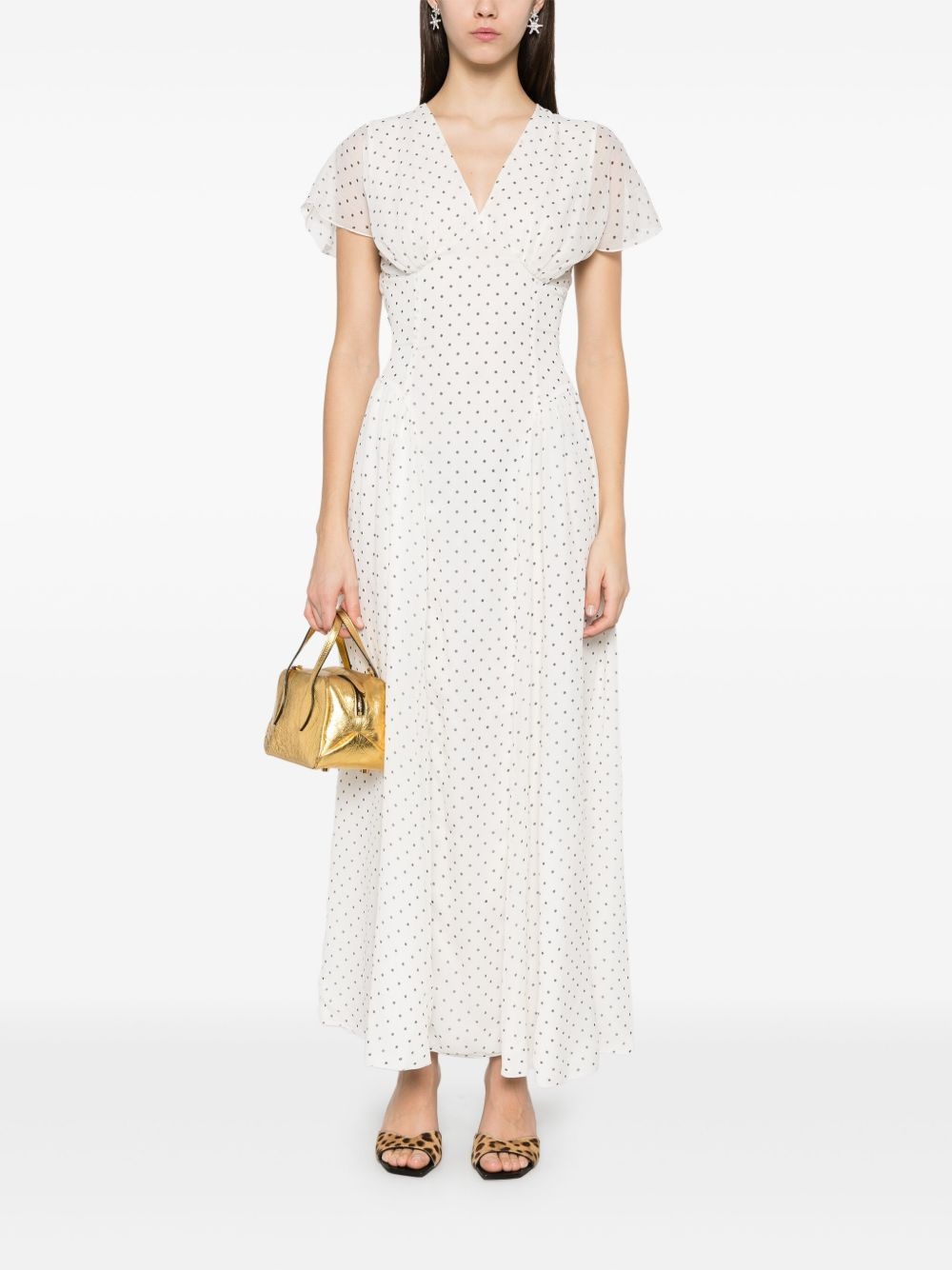 V-neck maxi dress - 2