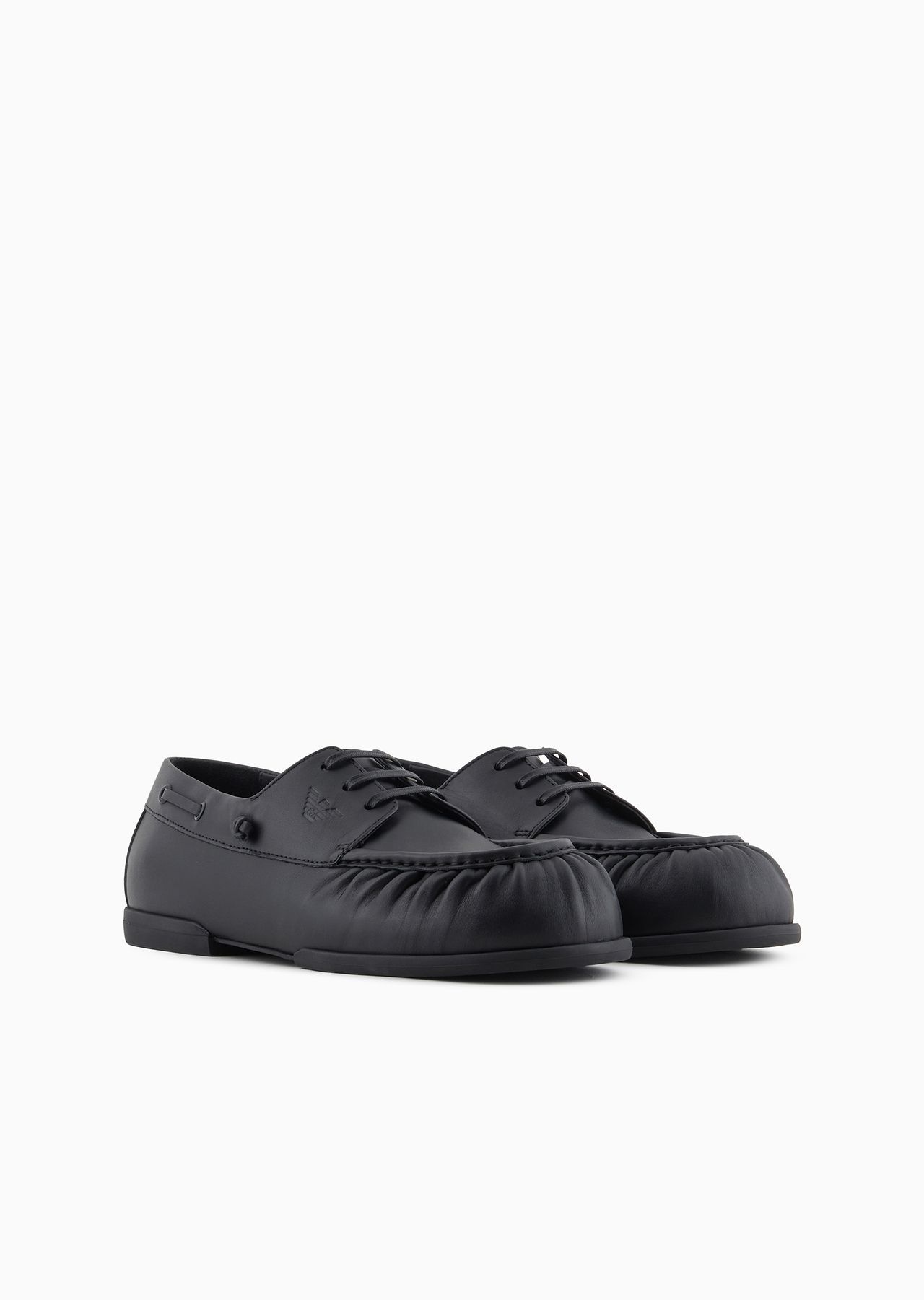 Smooth leather boat shoes - 2