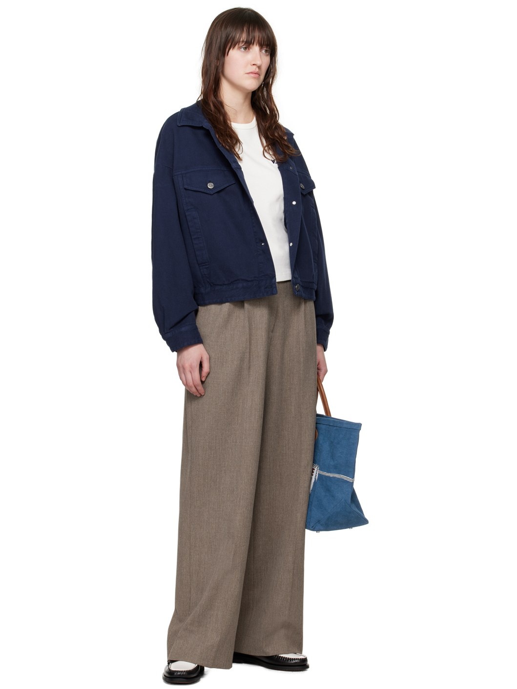 Navy Cally Denim Jacket - 4