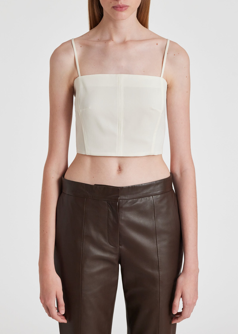 Wool Stretch Cami Cropped Top 3