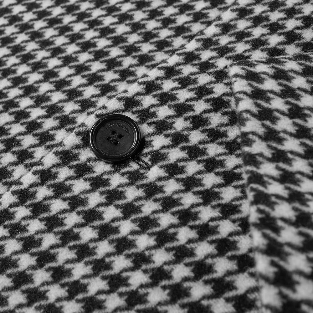 JW Anderson Houndstooth Wool Overcoat - 3