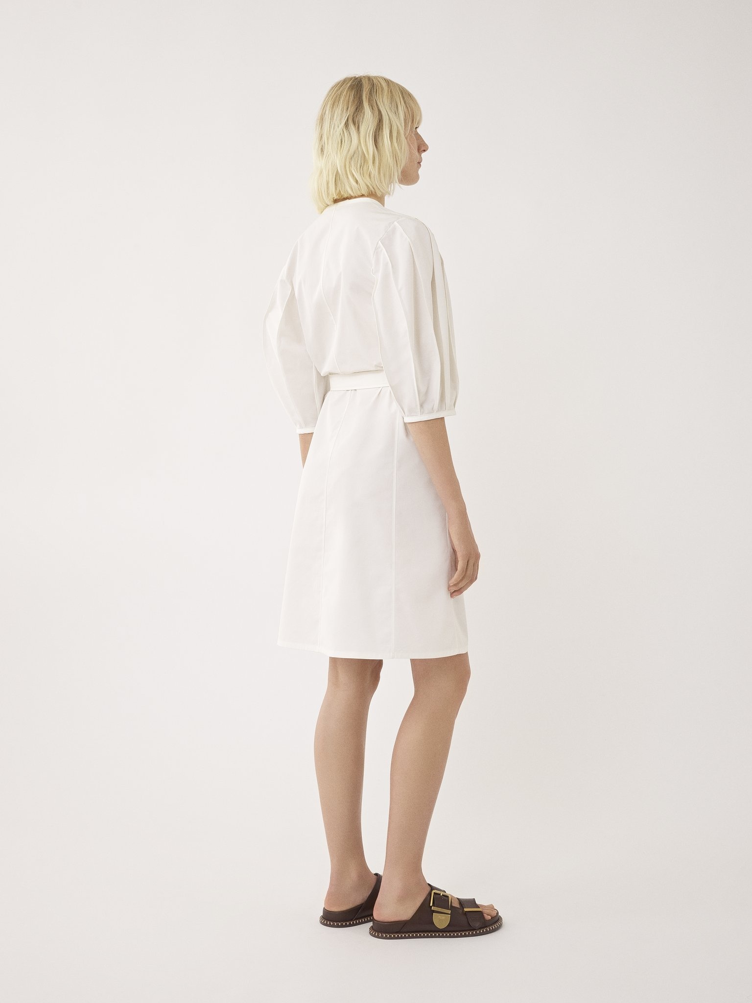 BELTED SHIRT DRESS - 5