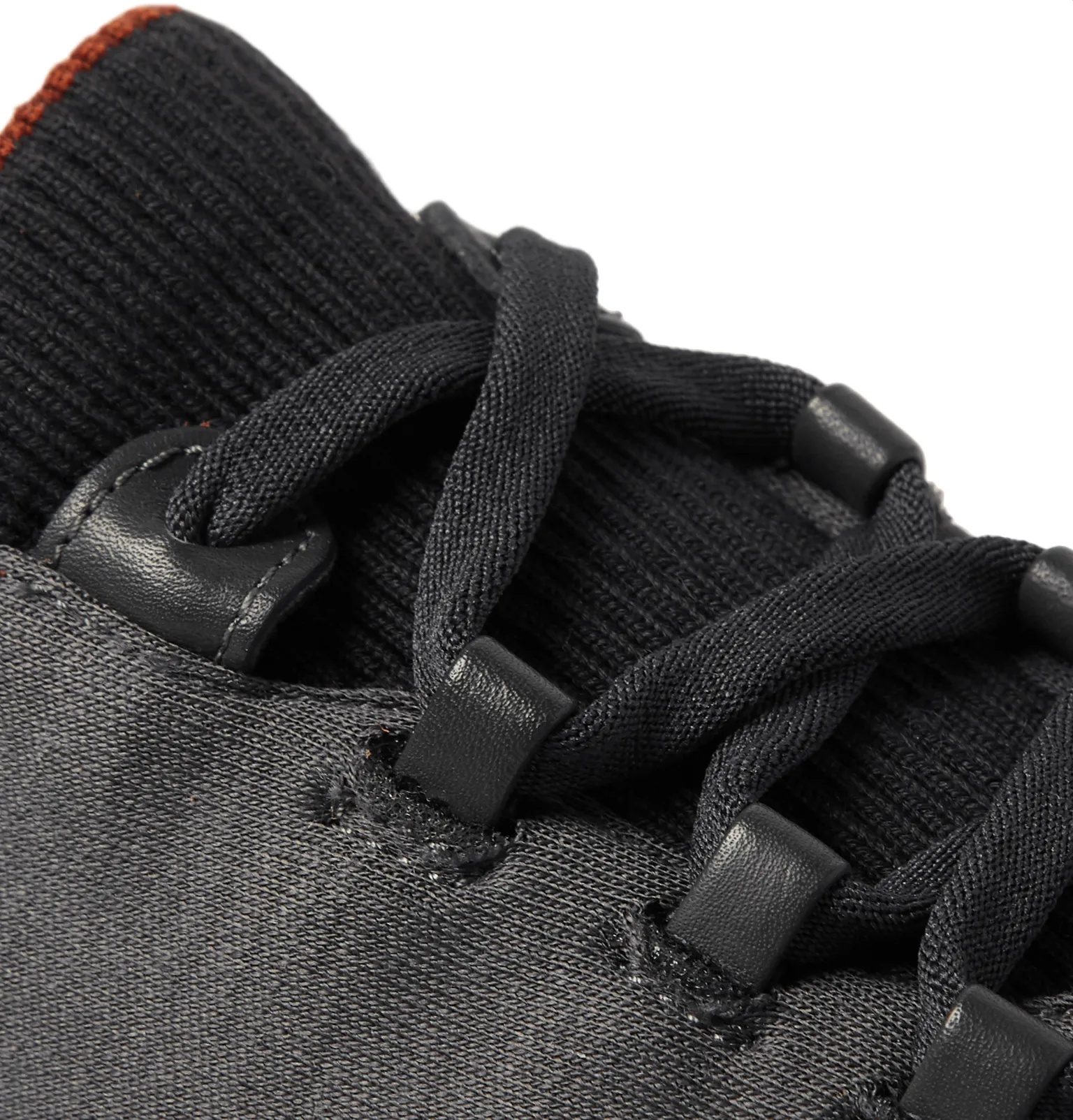 Soho Walk Suede-Trimmed Merino Wool Sneakers - 7