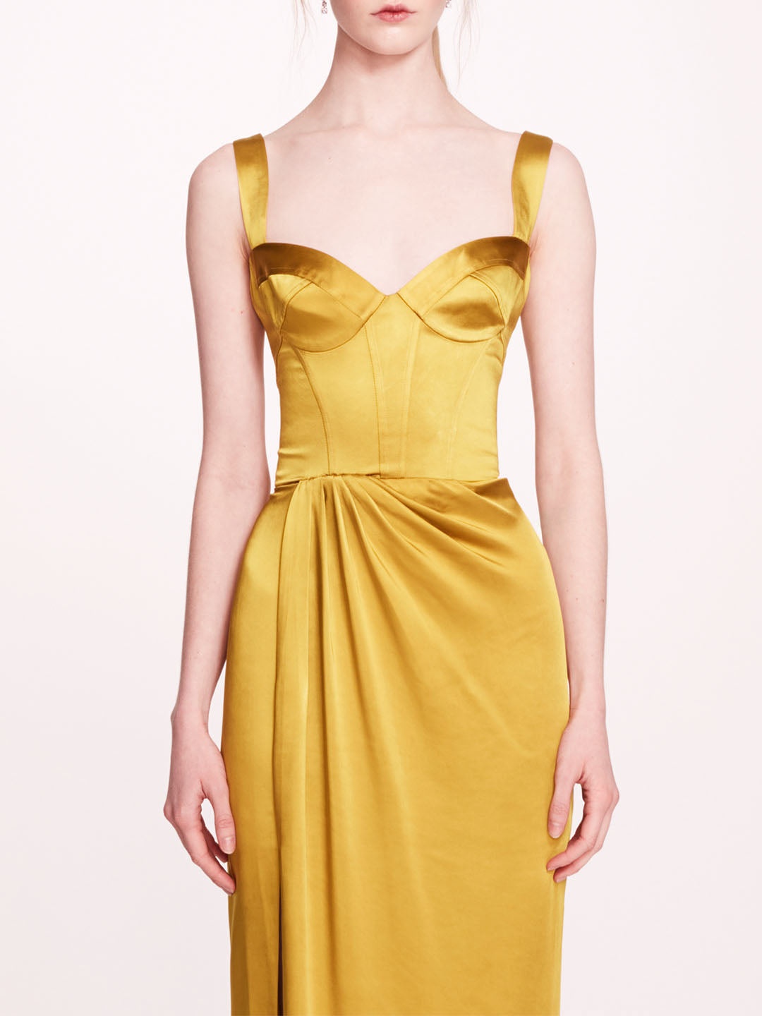 SATIN BUSTIER GOWN - 4