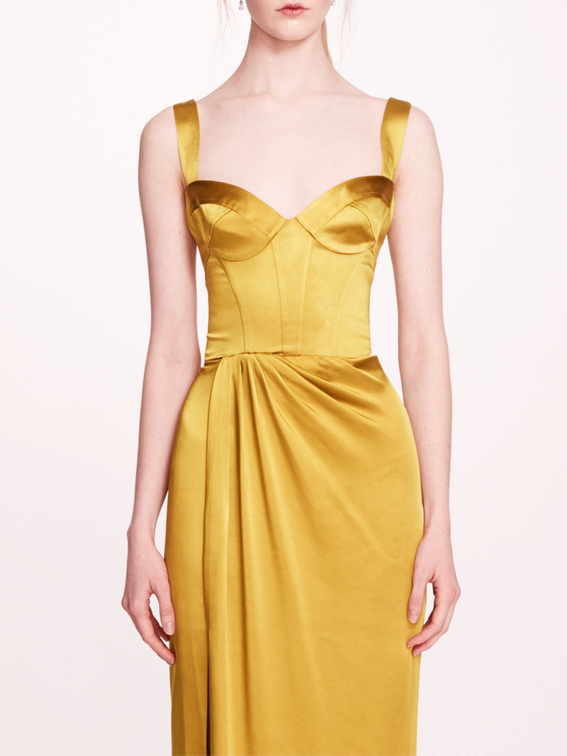 SATIN BUSTIER GOWN 4