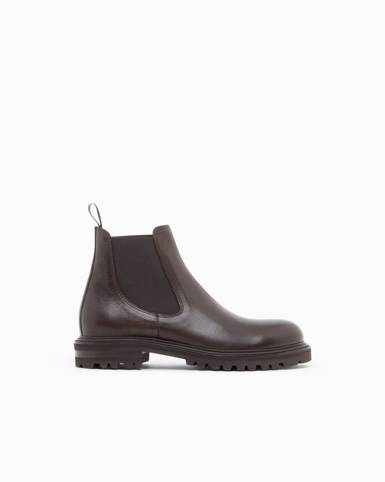 BOOTS IN NAPPA LEATHER AND RUBBER - 1