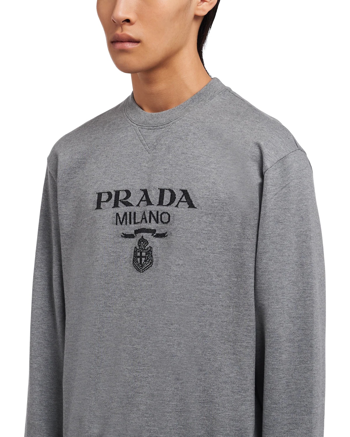 Oversized cotton jersey logo sweatshirt - 5