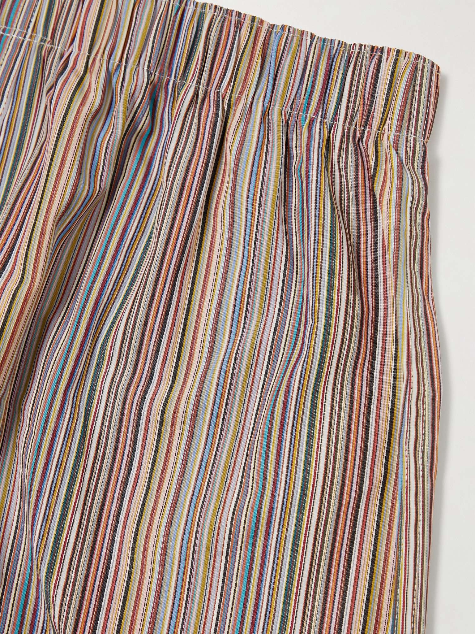Striped Cotton-Poplin Boxer Shorts - 2