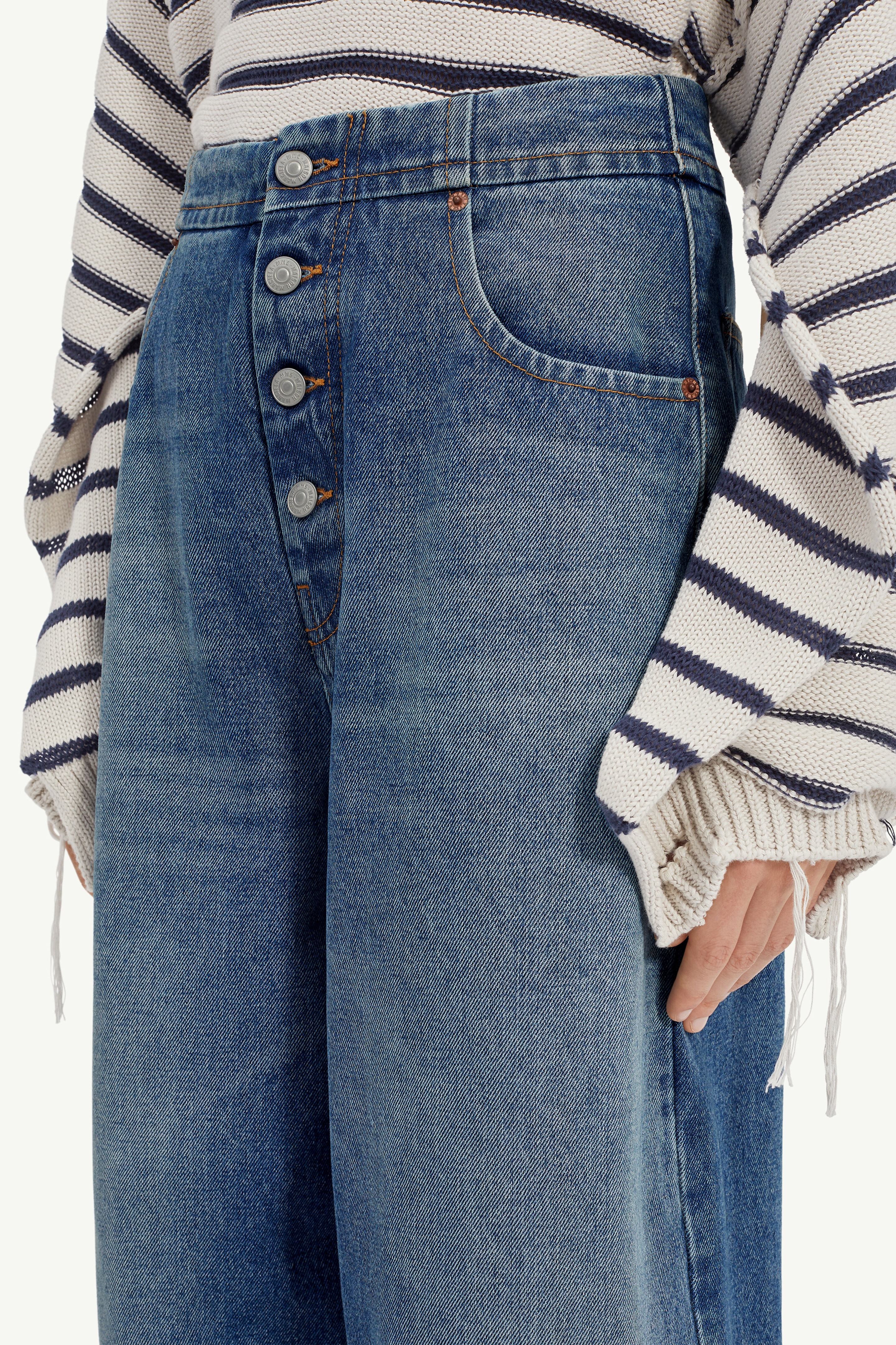 Straight leg jeans - 5