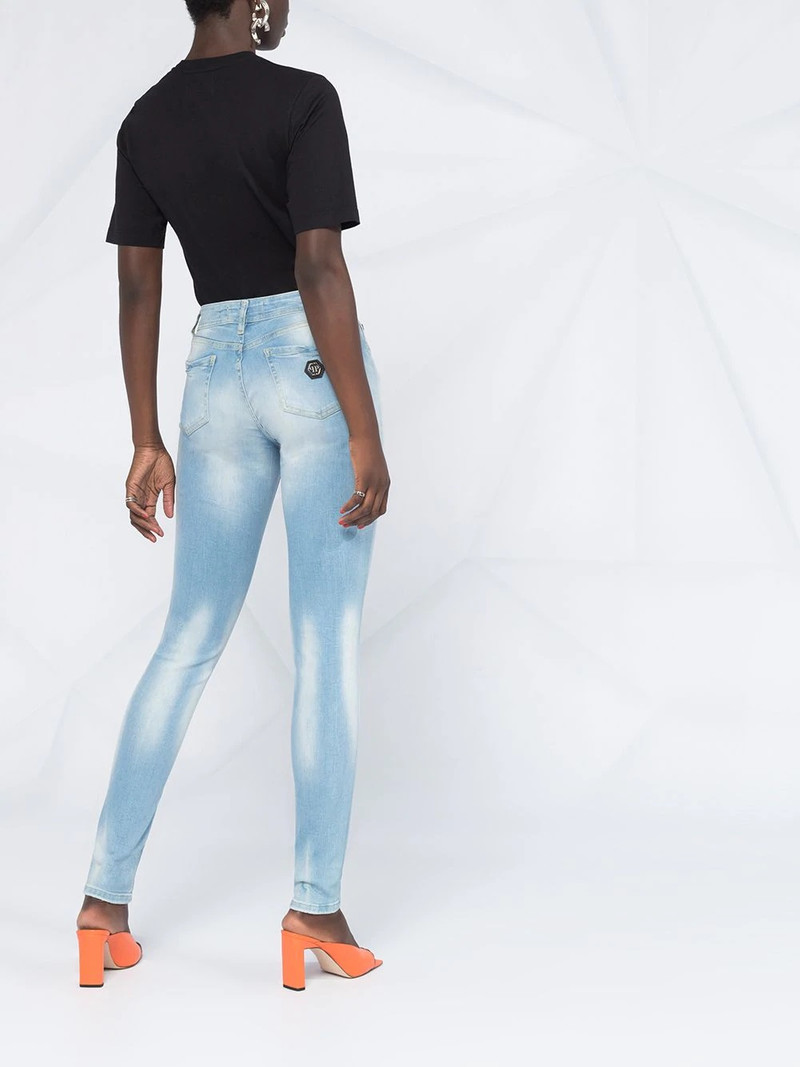 high rise skinny fit jeggings 4